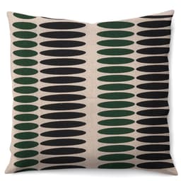 Capa de Almofada com Zíper Neutro VI Algodão Bege e Verde 40x40 cm
