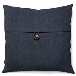 Capa de Almofada com Zíper Solid Botão Algodão Concreto 40x40 cm