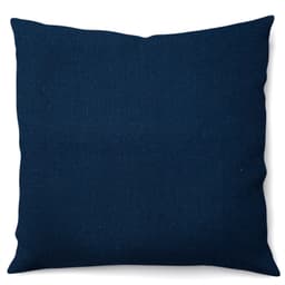 Capa de Almofada com Zíper Solid Envelope Algodão Azul Marinho 40x40 cm