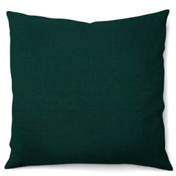 Capa de Almofada com Zíper Solid Envelope Algodão Verde Escuro 40x40 cm