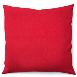 Capa de Almofada com Zíper Solid Envelope Algodão Vermelha 40x40 cm