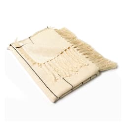 Manta Urban Bege e Preta 120x140 cm