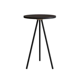 Mesa Lateral Redonda Complementos Preta 54 cm