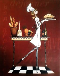 Gravura Coleção Cozinha Bom Apetite 25 X 20 Cm