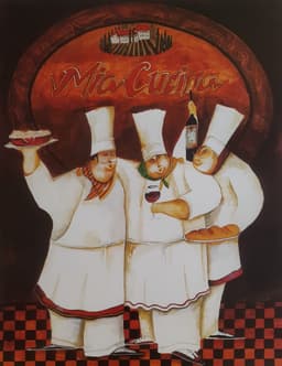 Gravura Coleção Cozinha Mia Cucina 35,5 x 28 cm