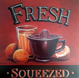 Gravura Da Coleção Cozinha Fresh 45 X 45 Cm