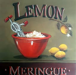 Gravura Da Coleção Cozinha Lemon 45 X 45 Cm