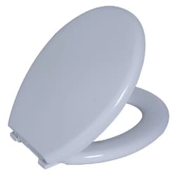 Assento Almofadado Convencional Astra Oval Cinza Claro