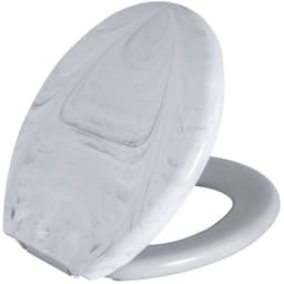 Assento para Vaso Sanitário Marmorizado Almofadado Astra Bra