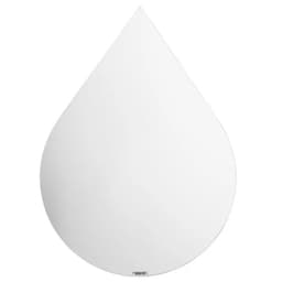 Espelho para Banheiro Formato de Gota Decorativo 40x54cm Lapidado Margarida Astra