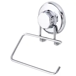 Suporte para Papel Higiênico com Ventosa Inox Banheiro Casa