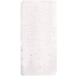 Toalha Lavabo Cristal 30x50cm Off White