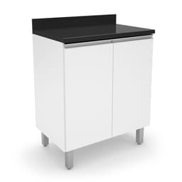 Balcão de Cozinha com Tampo Top Class 2 Portas Branco