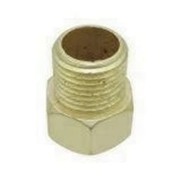 Aumento Prolongador Curto Conexão Extensor Rosca 1/2 Dourado