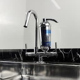 Torneira Filtro Cozinha Mesa Bica Móvel 1/4v Cromado Luxo