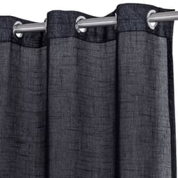 Cortina Blackout com Ilhós Hermes Duaplex 260x170 cm Preta