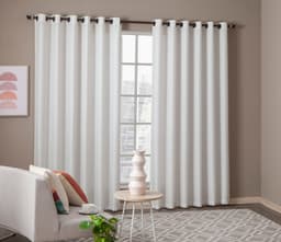 Cortina Com Ilhós San Francisco (260x230cm) Cru