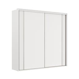 Guarda-Roupa Casal Imperium 2 Portas 6 Gavetas Branco 207 cm