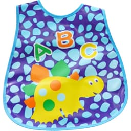 Babador Encanto para Bebê 45x28cm Dino Azul