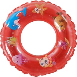 Boia Redonda Fundo do Mar Infantil 60cm Vermelho