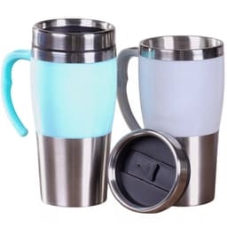 Caneca de Viagem Colors 457ml 17,5x8cm Cinza