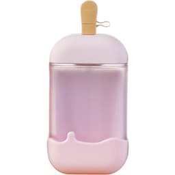 Copo Infantil Picolé 400ml 19x8x8cm Rosa