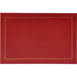 Jogo 10 Americano Classic PU 45x30cm Bordô