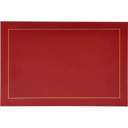 Jogo 8 Americano Classic PU 45x30cm Bordô