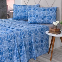 Jogo de Cama Queen Cotton Touch Toque Suave