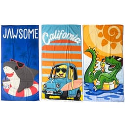 Kit 3 Toalha Lancheira Infantil Playtime 30x50cm Meninos