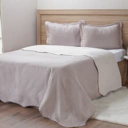 Kit Cobre Leito Casal Ultra Lisse Lisa New 210x230cm Malva