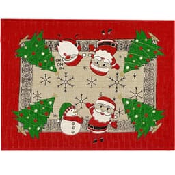 Lugar Americano Linhão Natalino Merry Christimas 30x40 Papai Noel