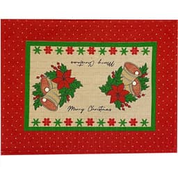 Lugar Americano Linhão Natalino Merry Christimas 30x40 Sinos