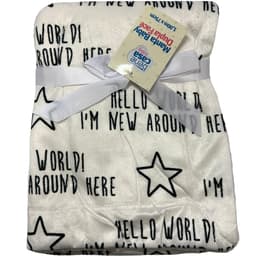 Manta Bebê Dupla Face Oportunity Sherpa e Flannel Fleece 100x75