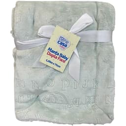 Manta Bebê Dupla Face Oportunity Sherpa e Flannel Fleece 100x75