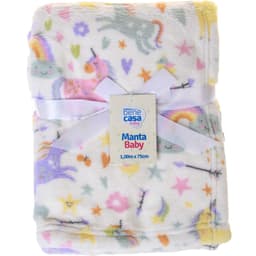 Manta Bebê Oportunity Flannel Fleece 100x75