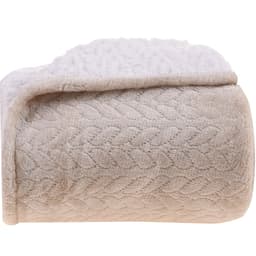 Manta TV com Mangas Dupla Face Toque Flannel + Sherpa Lã de Carneiro