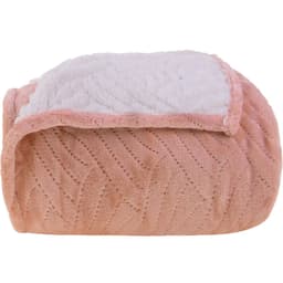 Manta com Mangas Sherpa Dupla Face Toque Flannel 135x170cm