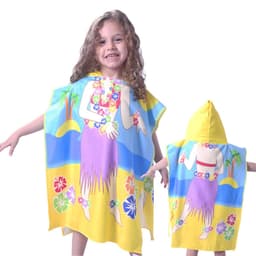 Poncho de Praia Kids com Capuz Kids Hawaii