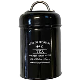 Pote Classic Black Chá Aço Esmaltado com Tampa 900ml Preto