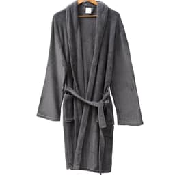 Roupão Plush Microfibra com Bolso Manga Longa 180g/m²