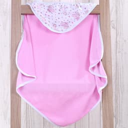 Toalha Capuz Bebê 70x70 Toque Aveludado Super Macia