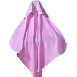 Toalha Capuz Bebê 70x70 Toque Aveludado Super Macia