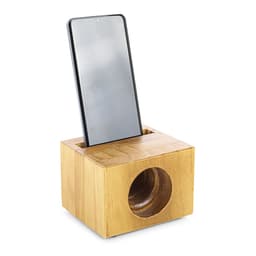 Suporte Celular Madeira Natural Decoração Rustica Moderna