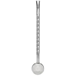 Bomba para Tomar Chimarrão Mate Inox Mil Furos 24cm Bortonaggio Chima Bojo Rosca Escovinha