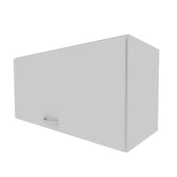 Armário Aéreo KitCubos 1 Porta Cinza Cristal