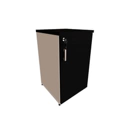 Armário de Escritório Corp 1 PT Branco e Preto