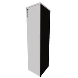 Armário de Escritório Corp 1 PT Preto e Branco 160 cm
