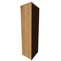 Armário de Escritório Corp 1 PT Preto e Carvalho Mel 160 cm