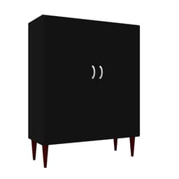 Armário de Escritório KitCubos 2 PT Preto